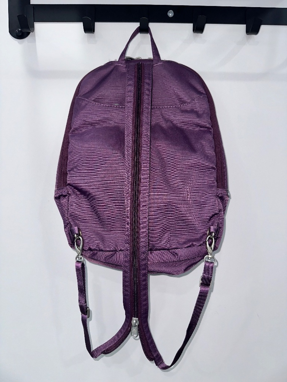 eBags Mini Backpack in Eggplant Purple - Picture 3 of 8